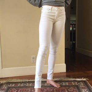 Hollister Super Skinny White Jeans
